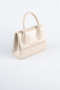 Cream Patent Leather Night Bag KC165