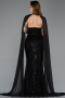 Long Black Evening Dress ABU5595