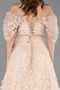 Long Powder Color Evening Dress ABU5611