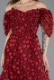 Long Burgundy Evening Dress ABU5611