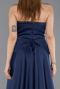 Long Navy Blue Dantelle Evening Dress ABU5615