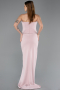 Long Powder Color Evening Dress ABU5748