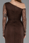 Long Brown Dantelle Evening Dress ABU5618