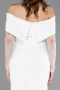 Midi White Cocktail Dress ABK2522