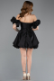 Mini Black Party Dress ABK2512