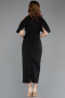 Midi Black Party Dress ABK2517