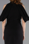Midi Black Party Dress ABK2517