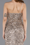Long Mink Scaly Evening Dress ABU5647