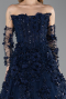 Long Navy Blue Evening Dress ABU5658