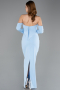 Long Light Blue Evening Dress ABU5629