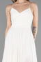 Long White Evening Dress ABU5632