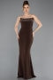 Long Brown Mermaid Prom Dress ABU5680