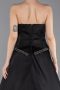 Long Black Satin Evening Dress ABU5684