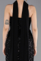 Long Black Beaded Evening Dress ABU5683