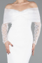 Midi White Cocktail Dress ABK2533