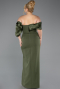 Olive Drab Long Formal Plus Size Dress ABU5047