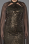 Long Olive Drab Plus Size Engagement Dress ABU5596