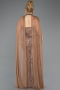 Long Copper Plus Size Engagement Dress ABU5596