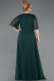 Long Emerald Green Chiffon Plus Size Evening Dress ABU5613