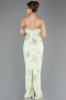 Long Mint Scaly Evening Dress ABU5713