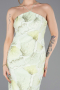 Long Mint Scaly Evening Dress ABU5713