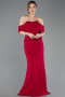 Dark Fuchsia Long Evening Dress ABU5559