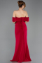 Dark Fuchsia Long Evening Dress ABU5559