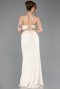 Long Beige Dantelle Prom Gown ABU5719