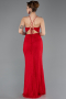 Long Red Dantelle Prom Gown ABU5719