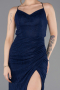 Long Navy Blue Dantelle Prom Gown ABU5719
