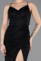 Long Black Dantelle Prom Gown ABU5719