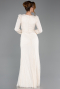 Long Beige Dantelle Evening Dress ABU5720