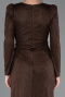 Long Brown Dantelle Evening Dress ABU5720