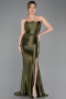 Long Olive Drab Prom Gown ABU5707