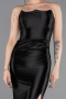 Long Black Prom Gown ABU5707