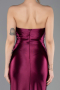 Long Cherry Colored Prom Gown ABU5707