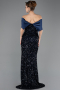Long Navy Blue Evening Dress ABU5711