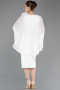 Midi White Cocktail Dress ABK2382