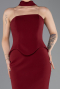 Long Burgundy Evening Dress ABU5735