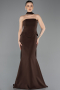 Long Brown Evening Dress ABU5735