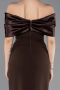 Brown Long Evening Dress ABU5352