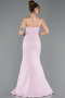 Long Powder Color Evening Dress ABU5747