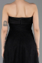 Midi Black Dantelle Party Dress ABK2538