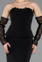 Midi Black Cocktail Dress ABK2539
