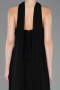 Long Black Chiffon Evening Dress ABU5757