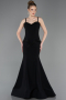 Long Black Mermaid Prom Dress ABU5760