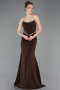Brown Long Evening Dress ABU5747
