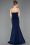 Navy Blue Long Evening Dress ABU5747