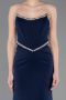 Navy Blue Long Evening Dress ABU5747
