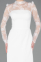 Long White Evening Dress ABK2547